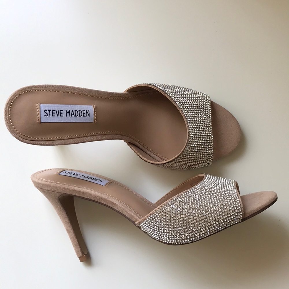 Steve Madden Rhinestone heels NEW! OFFER WELCOMED